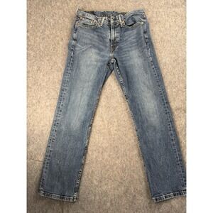 Levis Mens 514  Straight Fit Jeans W32 L30 Medium Wash Denim